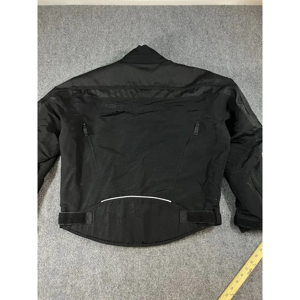 Joe Rocket Ballistic Motorcycle Jacket Black Size L Men’s Made in Korea - Picture 16 of 16